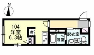 スピカ武蔵中原の物件間取画像